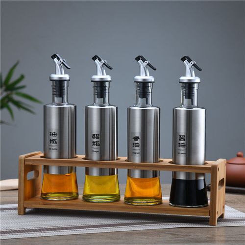 油壶玻璃家用厨房用品防漏小号酱油瓶醋壶香油瓶醋瓶调料